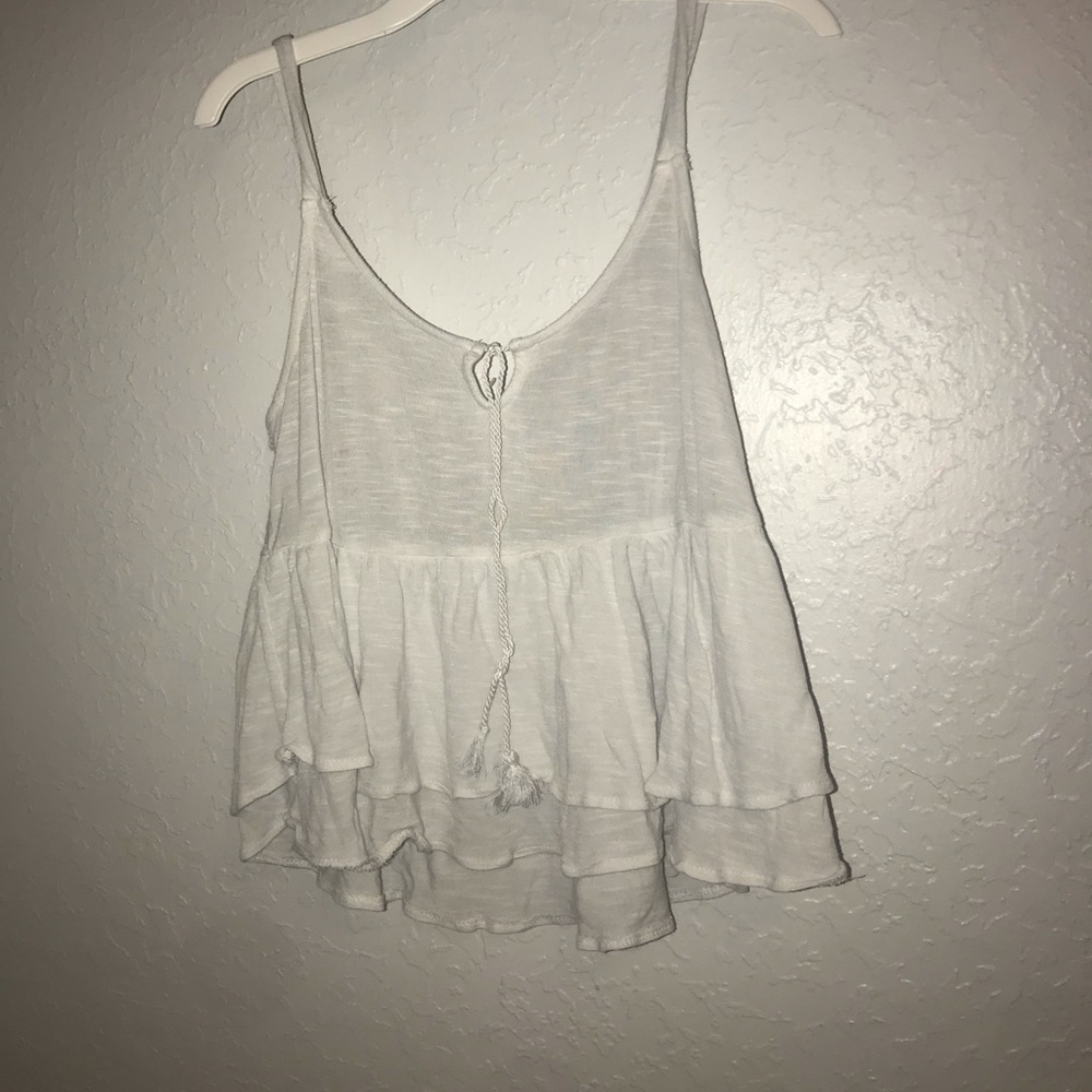 Off white crop top